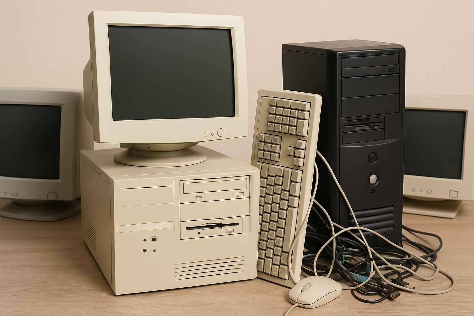 Old computer recycling